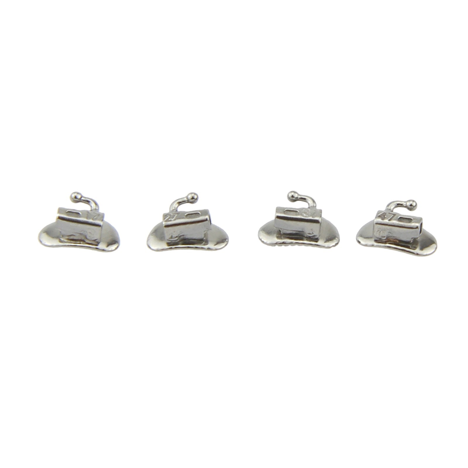 200pcs Orthodontic Buccal Tubes Roth 1st 2nd Molar Brackets tubos de ortodoncia