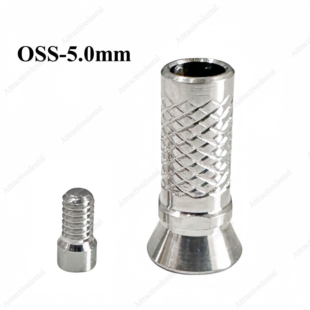 20Pcs Titanium Temporary Cylinder MU Sleeve Multi Unit Abutment Fit OSS/ITI/NOB