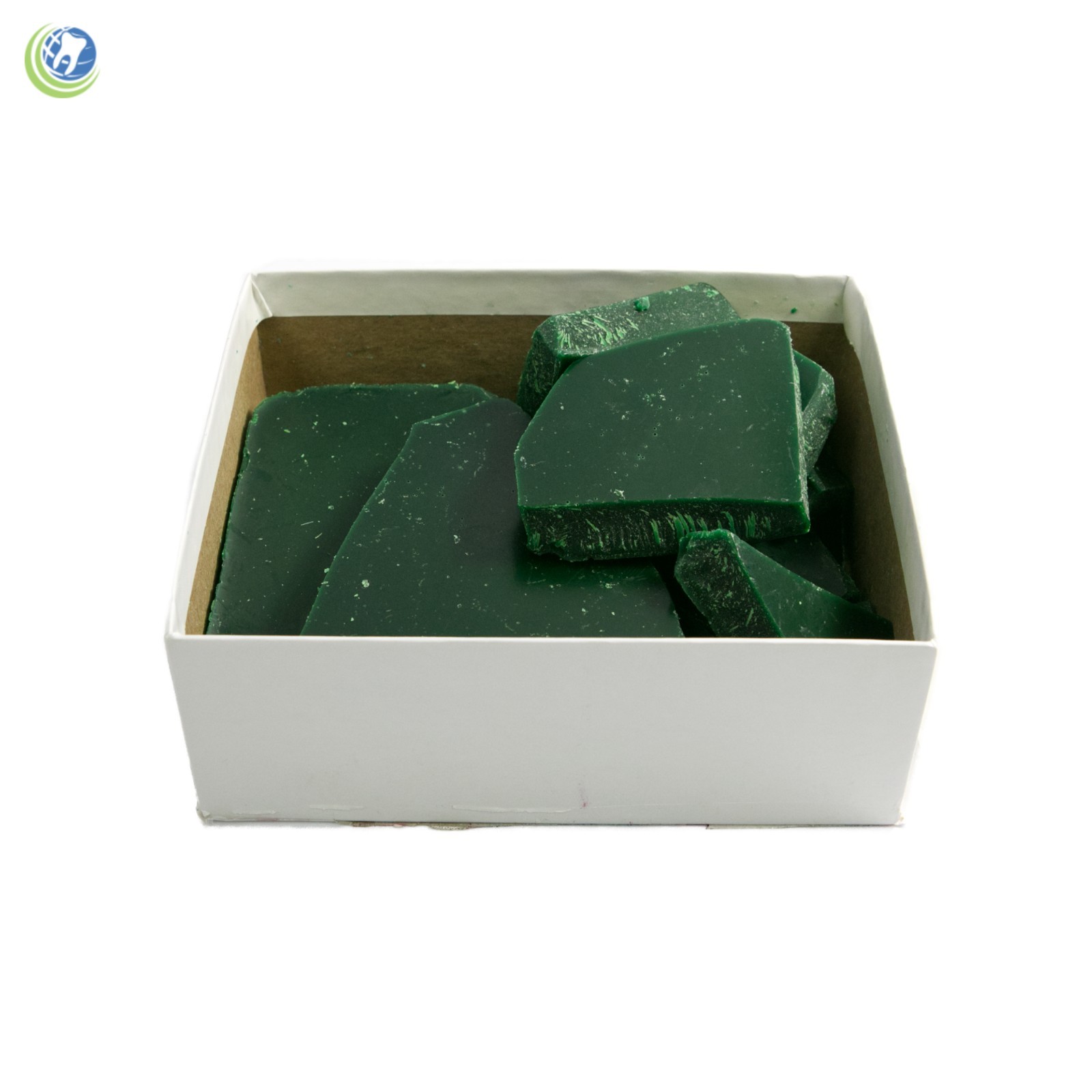 DENTAL LAB INLAY WAX HARD LUMP GREEN GOLD CASTING IMPRESSION 1LB CROWN BRIDGE