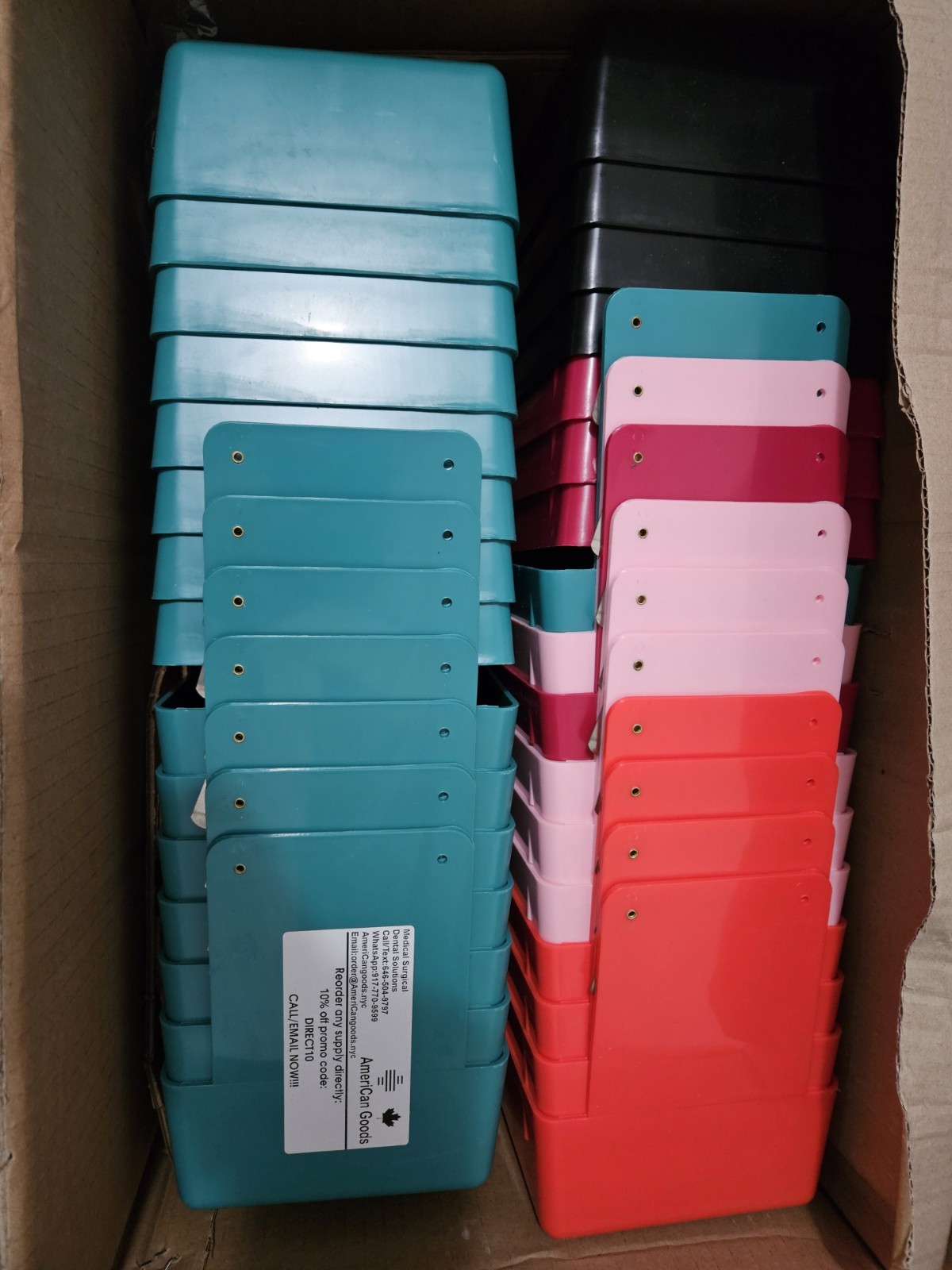 Dental Lab Pans 32 In Box Multicolor Brand New With Clip