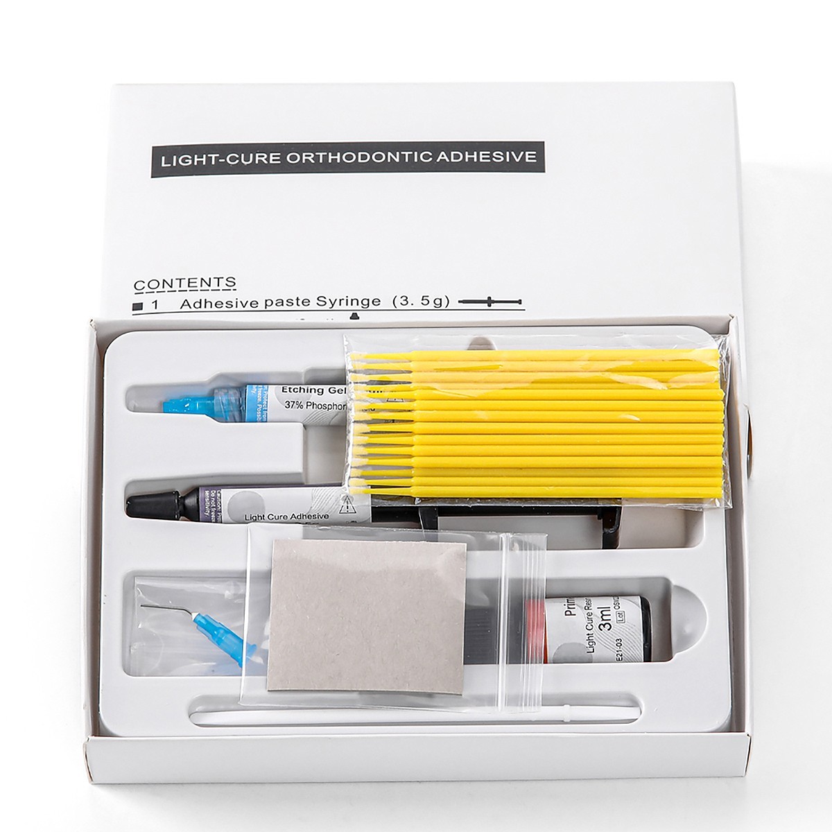Dental Ortho Adhesive Paste Brackets Bonding Light Cure Resin /LED Curing Light