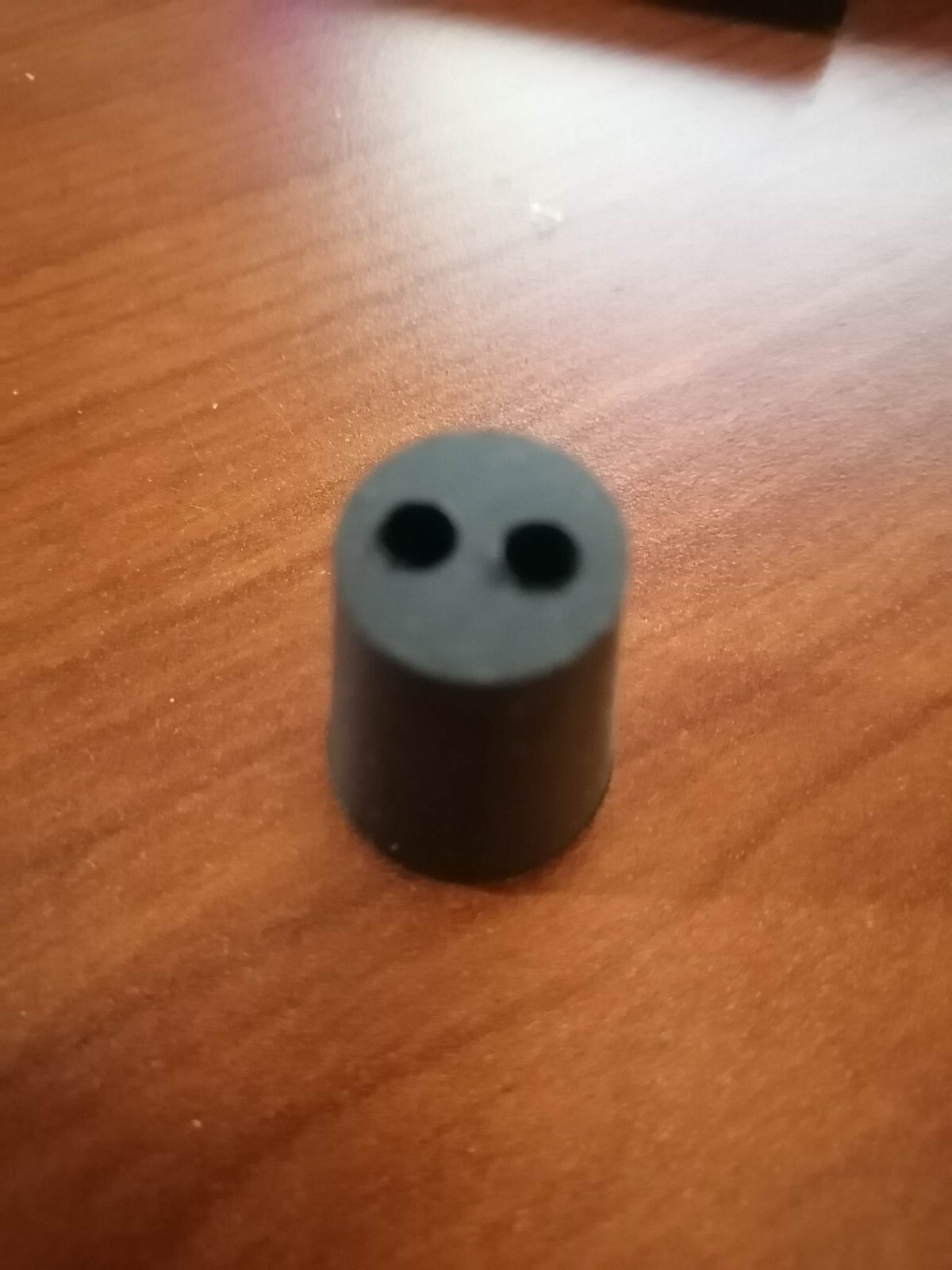 2 holes #1 rubber stopper