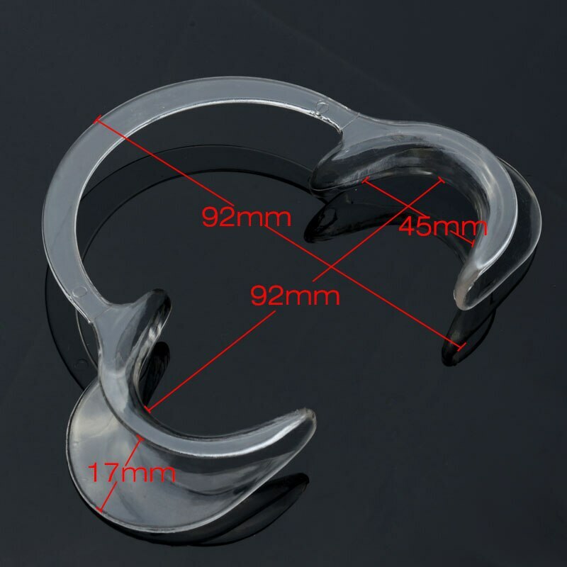5Pcs Dental C-Shape Cheek Retractor Teeth Whitening Mouth Opener Mouth Spreader