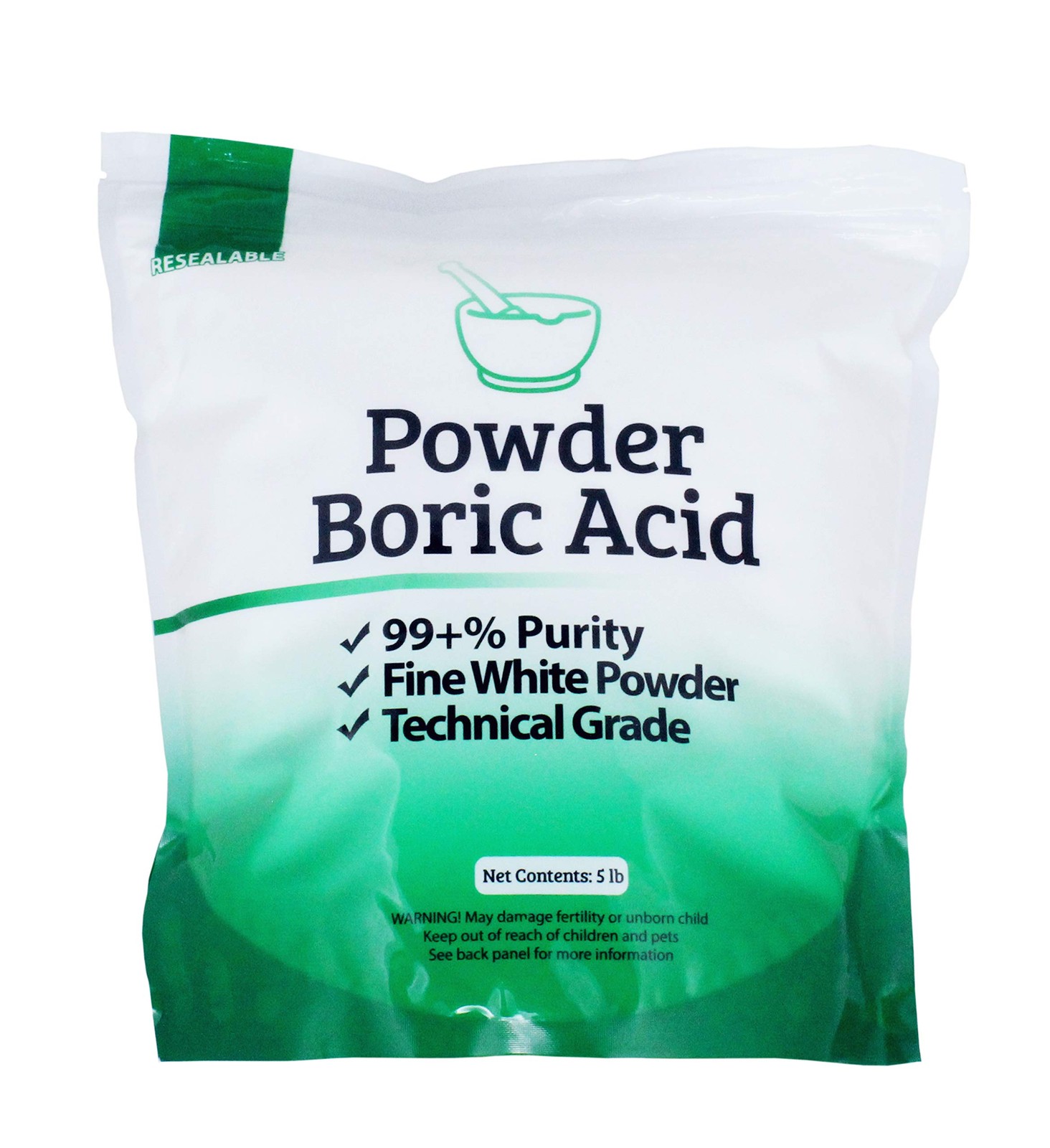 Duda Energy 10 lb (2 x 5 Bags) Boric Acid Powder 10