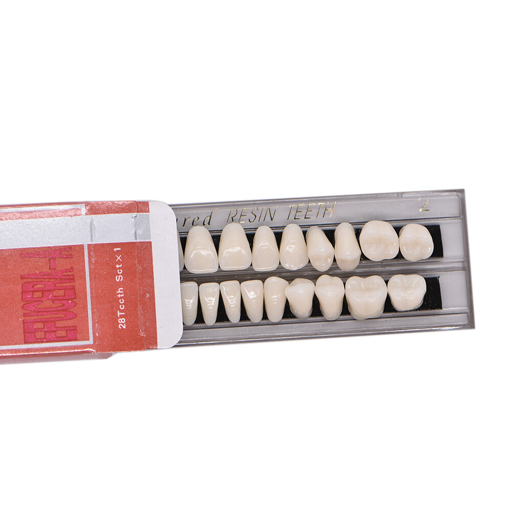 5 Sets Dental Acrylic Resin Denture Shade A2 A3 Upper Lower Full Set False Teeth
