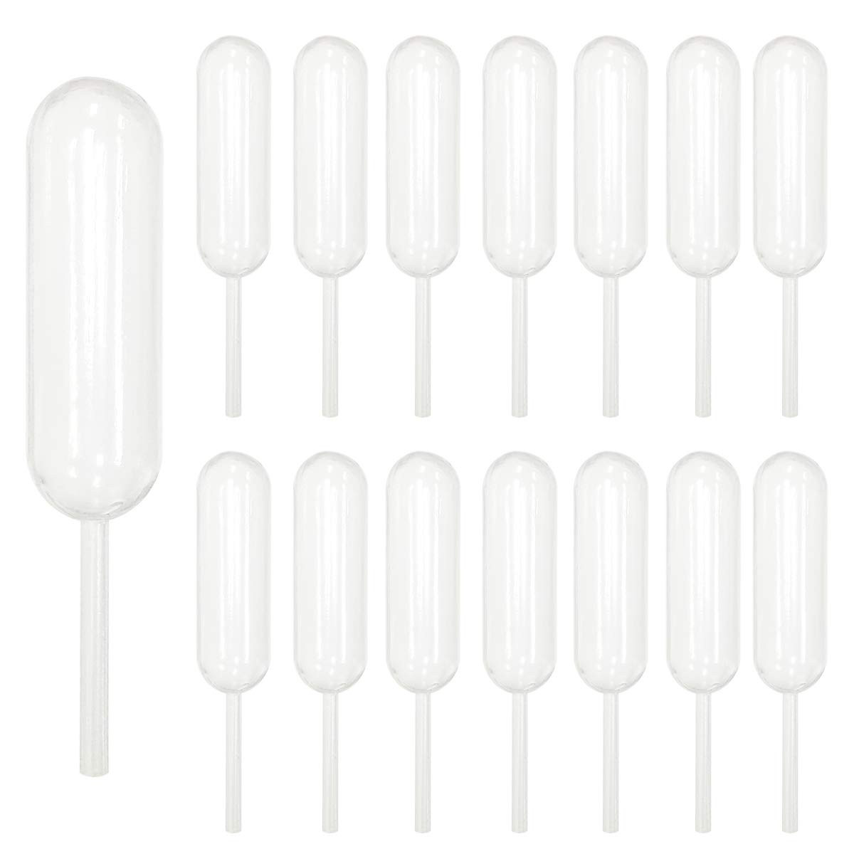 Cupcakes Pipettes, 100PCS 4Ml Clear Plastic Transfer Liquid Dropper Pipettes, Su