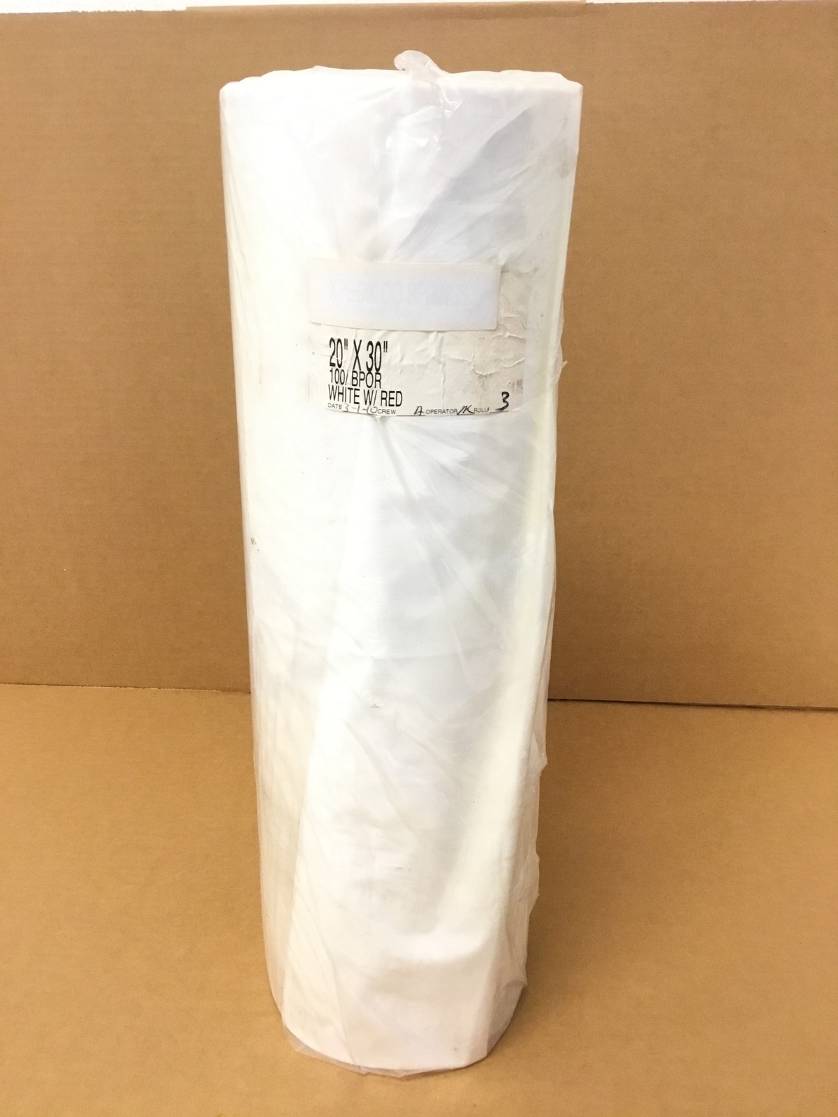 NEW 20″ x 30″ Biohazard Waste Bags White Red Heavy Duty 100 Bags/Roll FREE SHIP