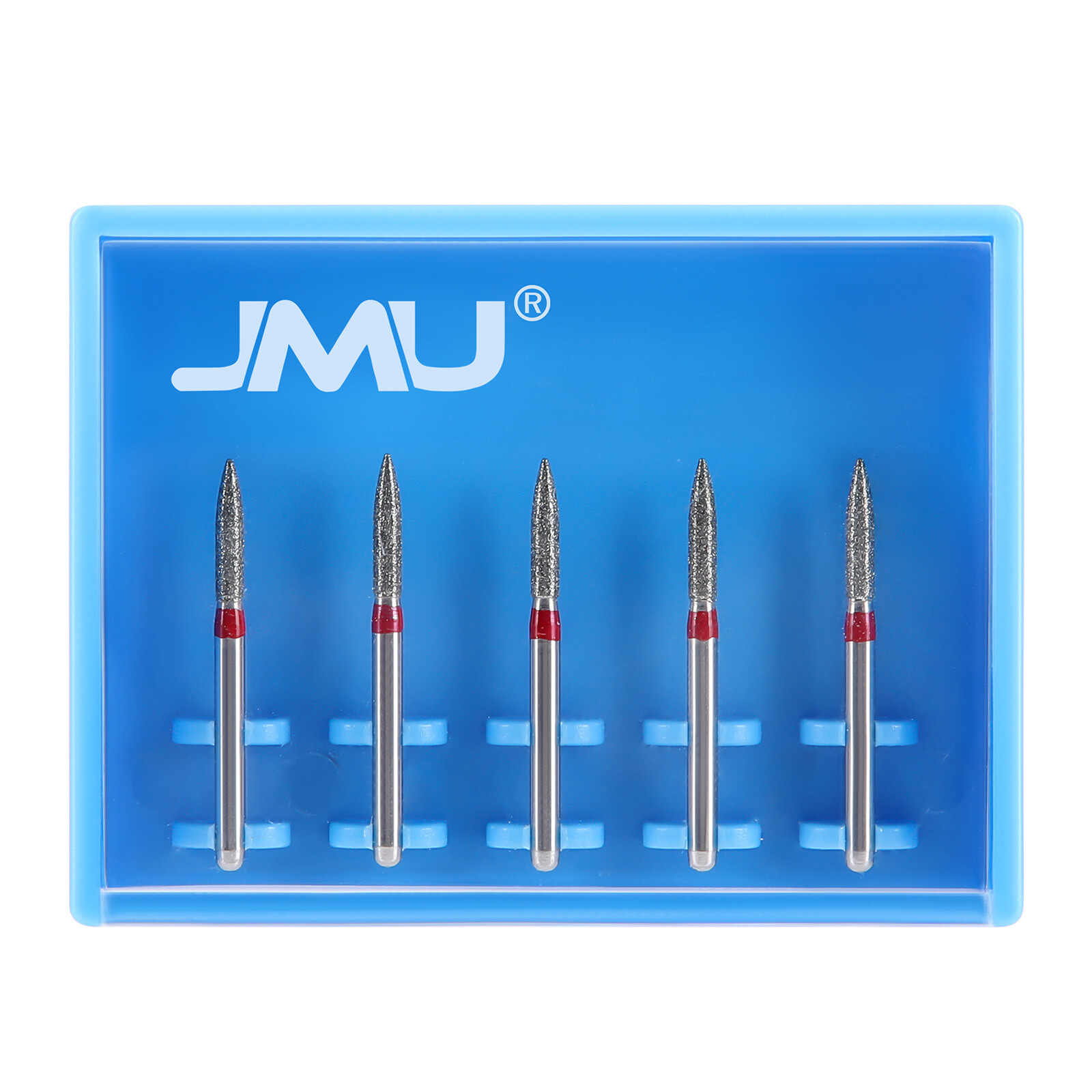 5PCS Dental Diamond Burs Fine Grit/Extra Fine FG Burs for High Speed Handpiece