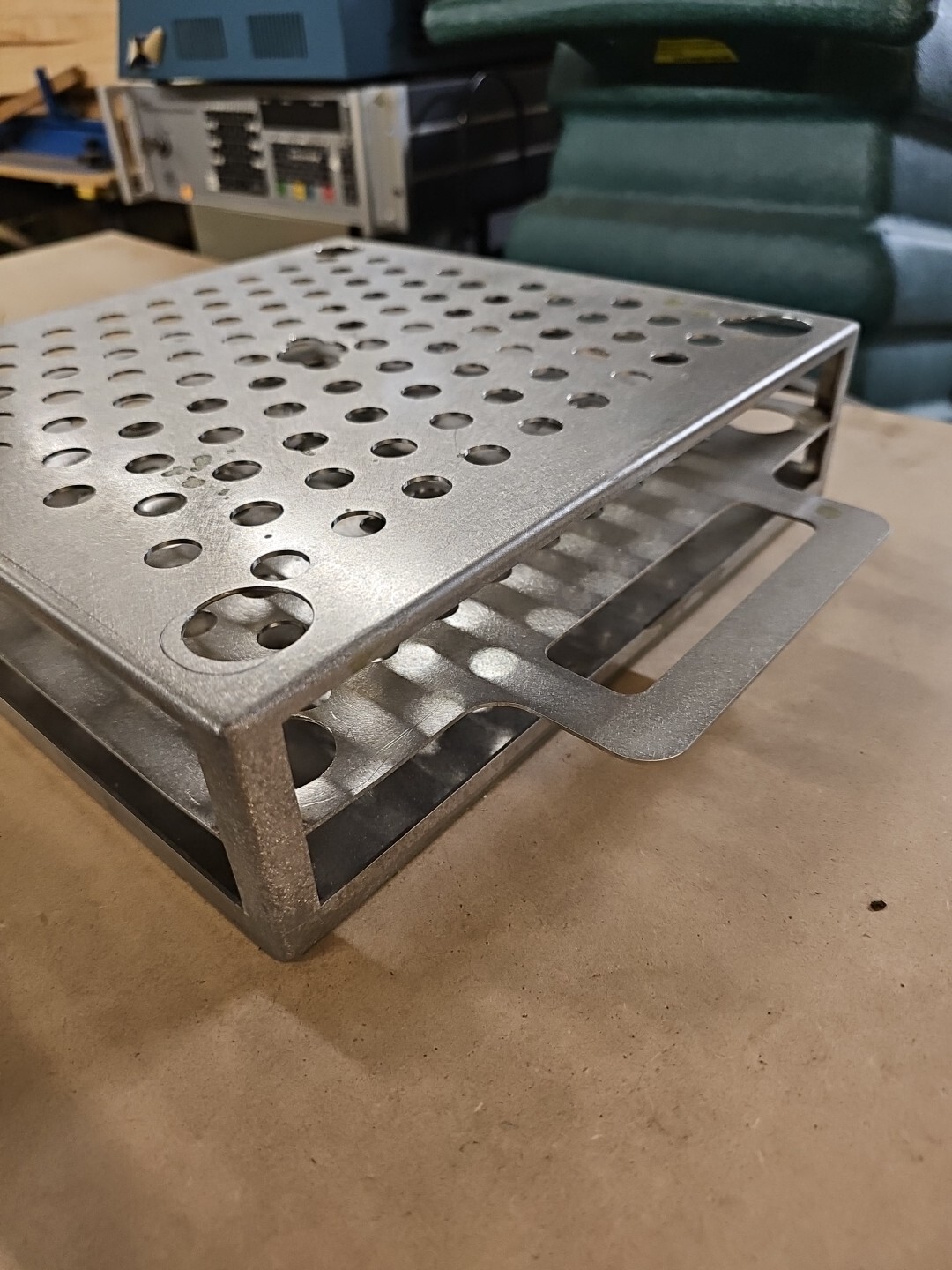 Industrial 101 Hole 2 TIER bottom 1/2″ Test Tube Rack Holder 12 x 16 x 3 SS?