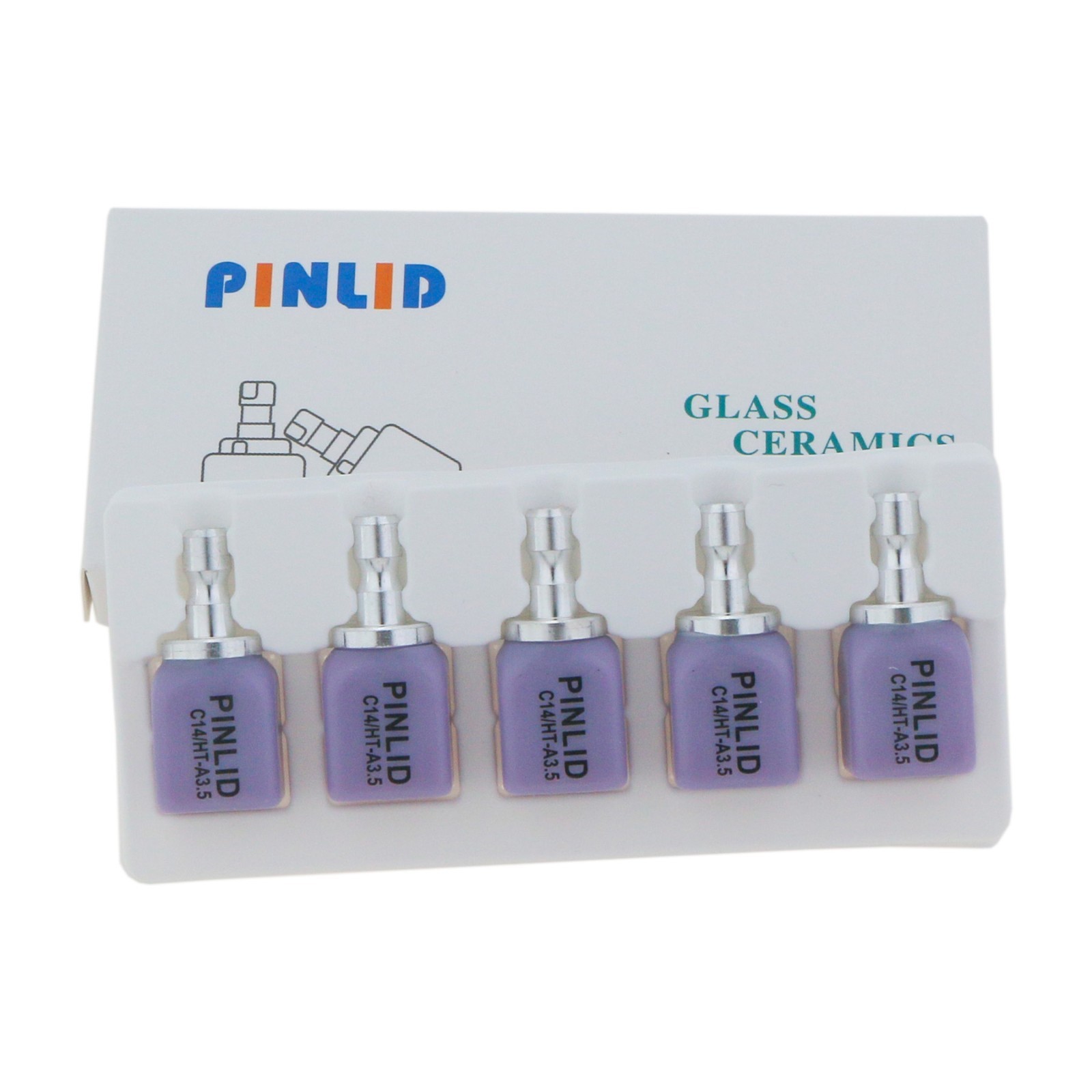 US Dental Emax Ceramic Blocks C14 HT Lithium Disilicate CAD/CAM CEREC Block