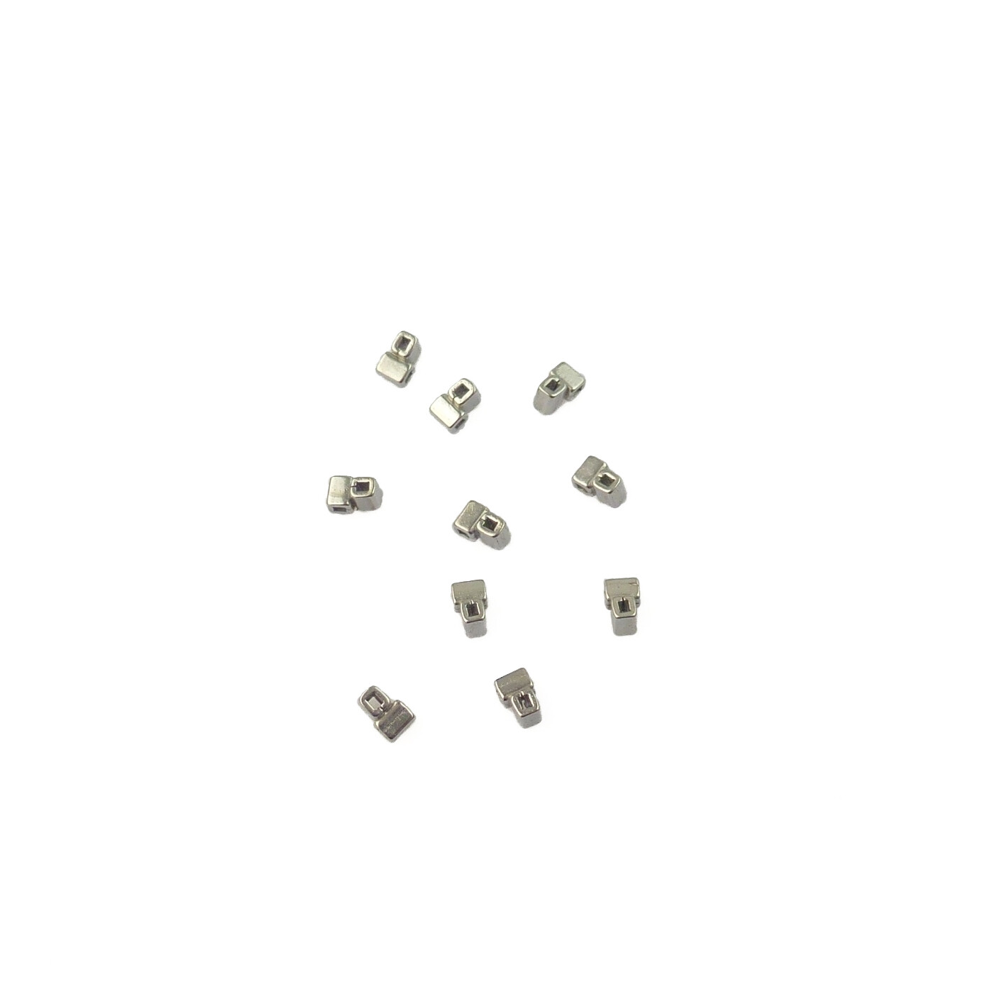 10 Pcs Dental Orthodontic Crimpable Hook Long/Medium/Short/Stop Stainless Steel