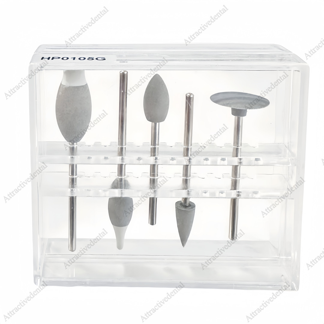 Dental Zirconia Contouring Kit Pre-sintered Zirconia Shaping Burs Polisher Tool