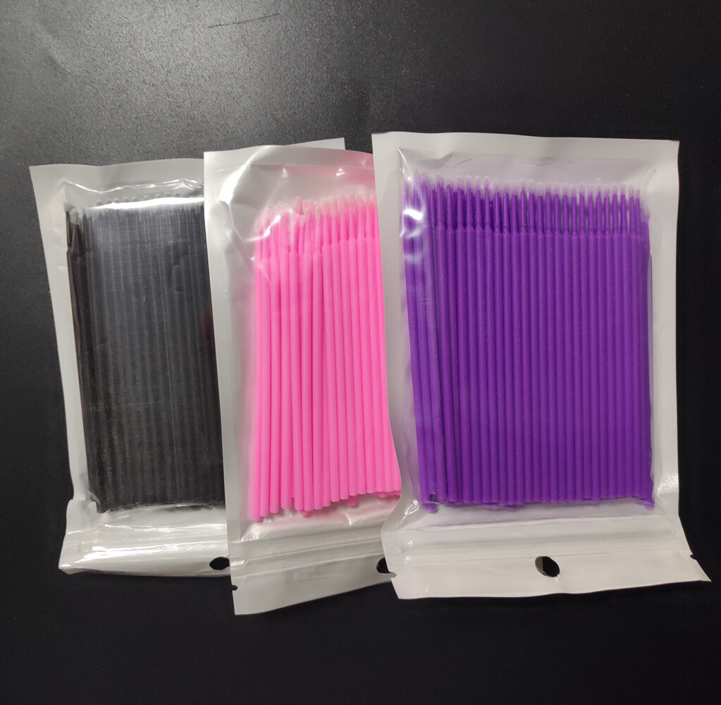 600Pcs Dental Swabs Disposable Applicators Micro Brush Stick Eyelash Extension