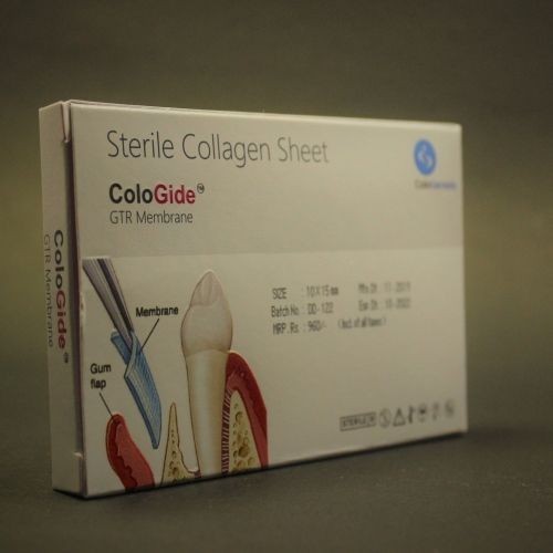 Dental COLO GIDE Sterile Collagen Sheet GTR Membrane – SIZES & PACKS AVAILBLE