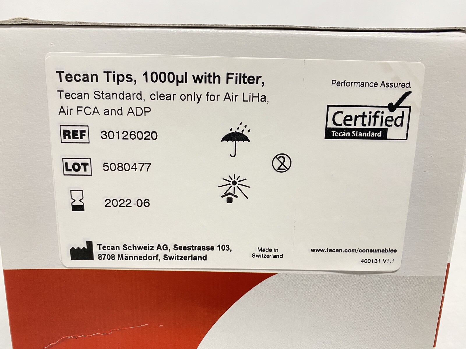 (960) TECAN 1000uL Standard Clear Hanging Filter Pipet Tips for Air LiHa FCA ADP