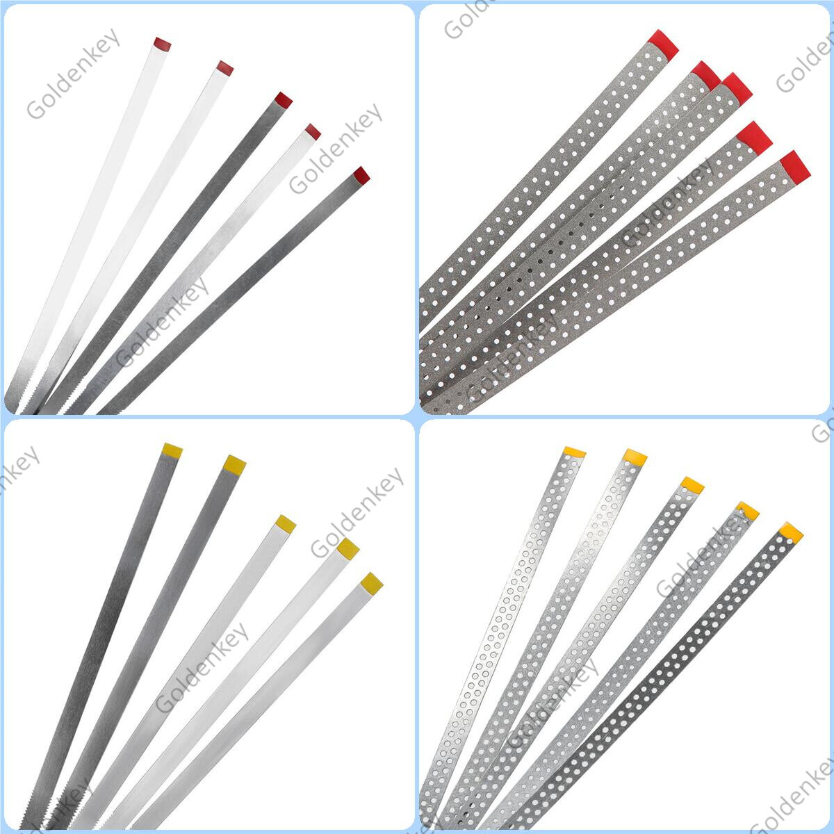 Dental Saw Diamond Polishing Finishing Strips Orthodontic IPR Strip Fine Medium