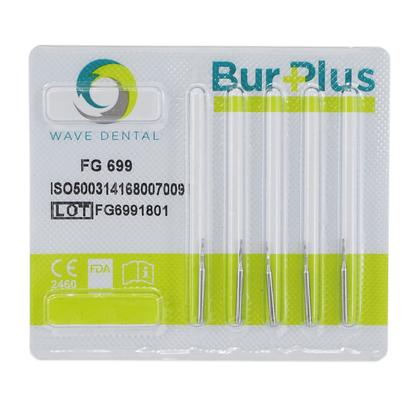 Wave Dental Carbide Burs FG 169L 699 699L 702L High Speed Friction Grip Midwest