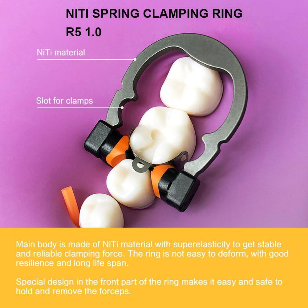 Dental Sectional Matrix Refills Holder Clamp Matrices Bands Titanium Ring Clip