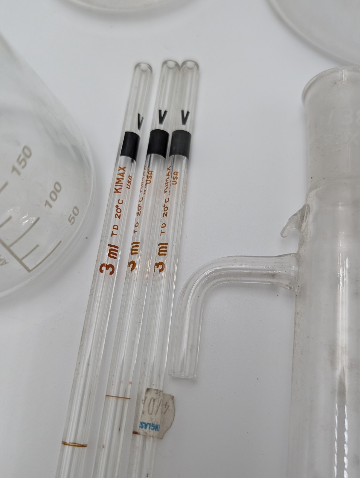 Lot of Pyrex Beakers Lab Ware Glass Lab Lot Random Connections 15 Pc
