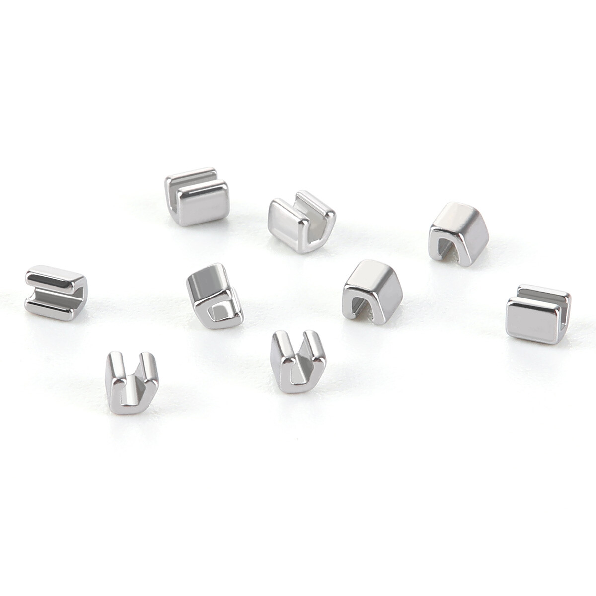 AZDENT Dental Orthodontic Crimpable Hooks Stops fixed on Arch Wire 10pcs/pack