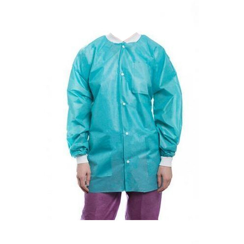 ValuMax 3530TEXS Easy-Breathe Jackets Teal Extra Small 10/Pk