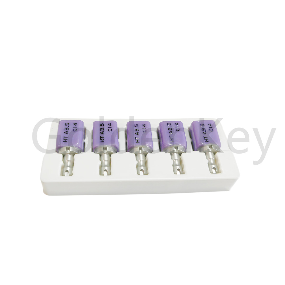 5Pcs/Box C14 Dental Glass Ceramic Lithium Dislicate Blocks Cerec CAD CAM