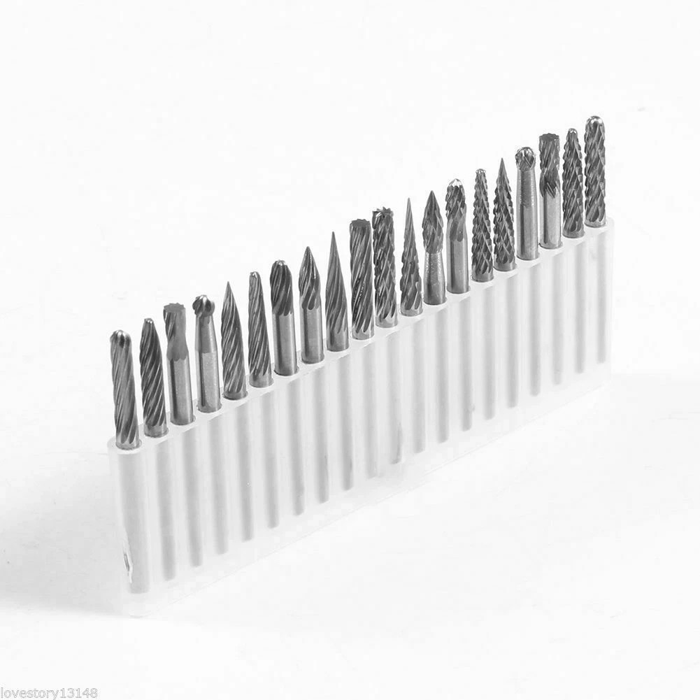 20 Pcs/Pack Lab Dental Tungsten Carbide Rotary Burr Rotary Tool Milling Drill