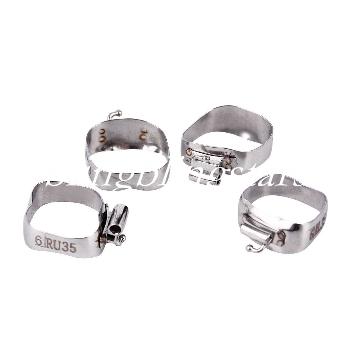 1 Pack 4 Pcs Dental Orthodontic Prewelded Band Roth 022 1st Molar #29-#43+ U2/L1