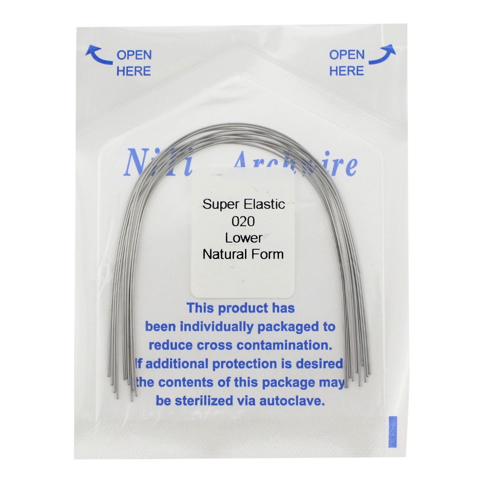 Dental Orthodontic Niti Arch Wire Elastic Rectangular Round Arcos de Ortodoncia