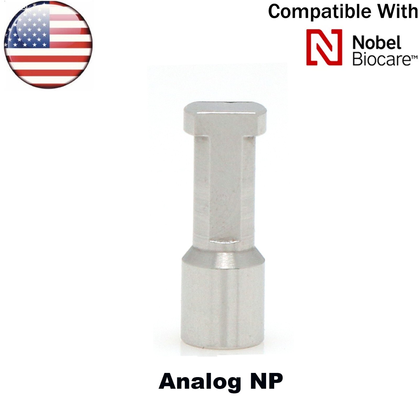 Dental CAD/CAM Implant Scan Body Analog Compatible With Hiossen Nobel Straumann