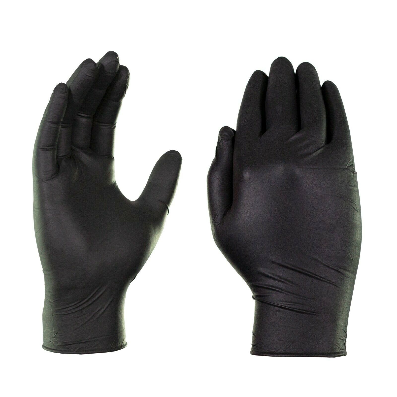 1st Choice Premium Black Nitrile Disposable Gloves, 6 Mil, Case of 1000