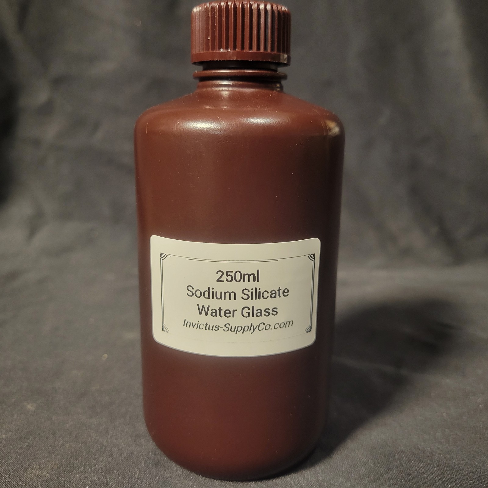 250ml Sodium Silicate Water Glass Concentrated 99%+ Purity Binder Adhesive