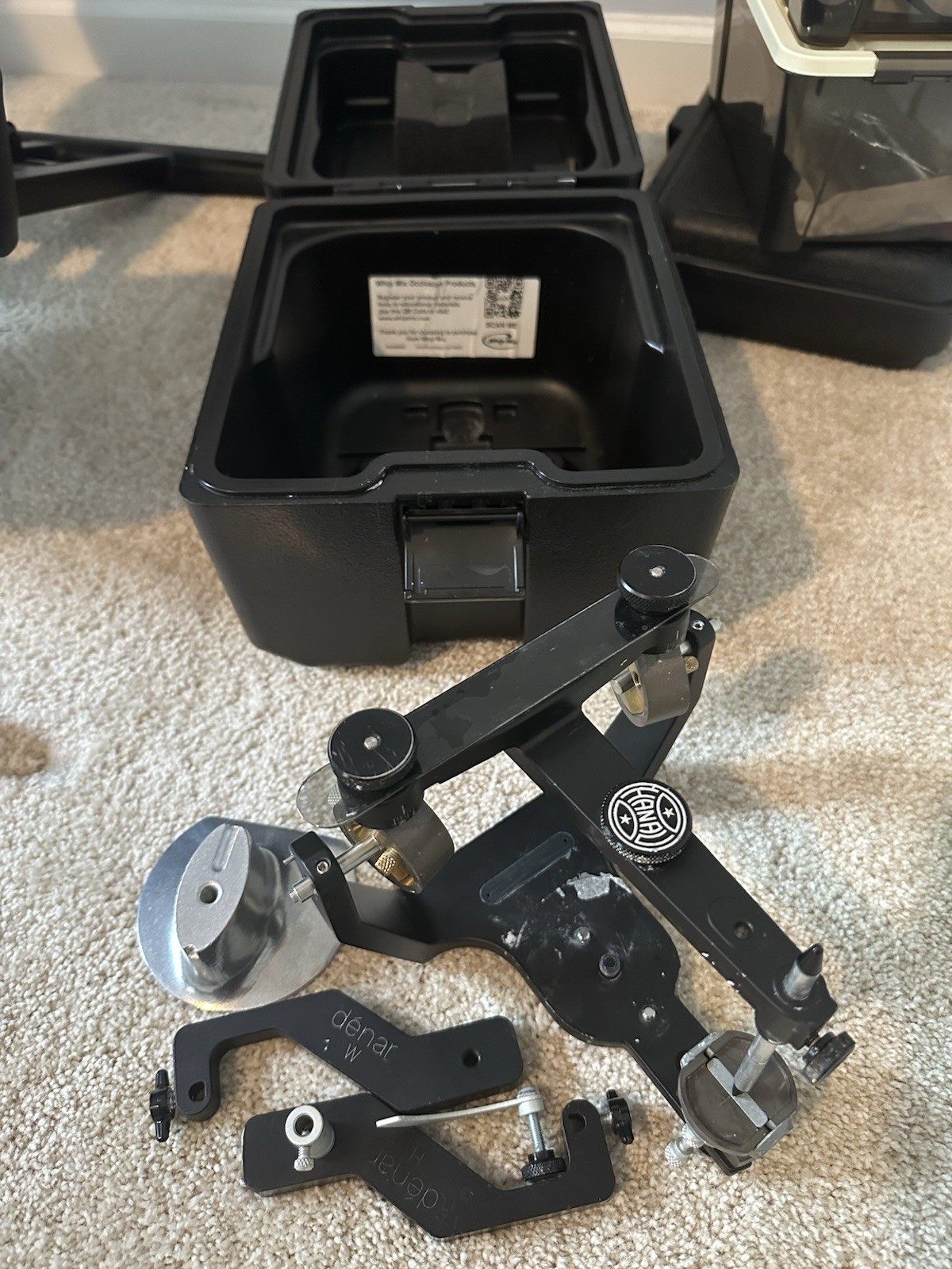 Hanau Wide Vue Arcon Semi Adjustable Dental Articulator Mounting Table Case