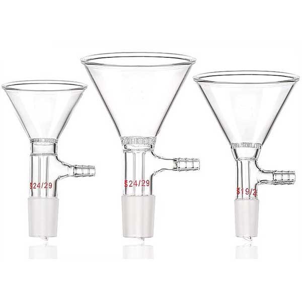 Bulk Buy 50mm – 150mm Transparent Glass Filter Funnel with Standard Joint CA