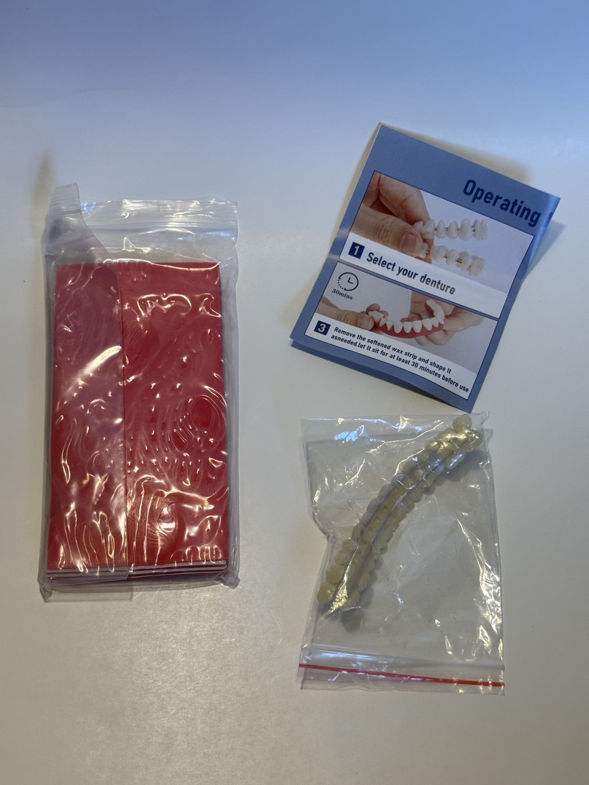 DIY Denture Kit For At-Home Use Includes Two (2) Sets Of DIY Dentures Unbranded