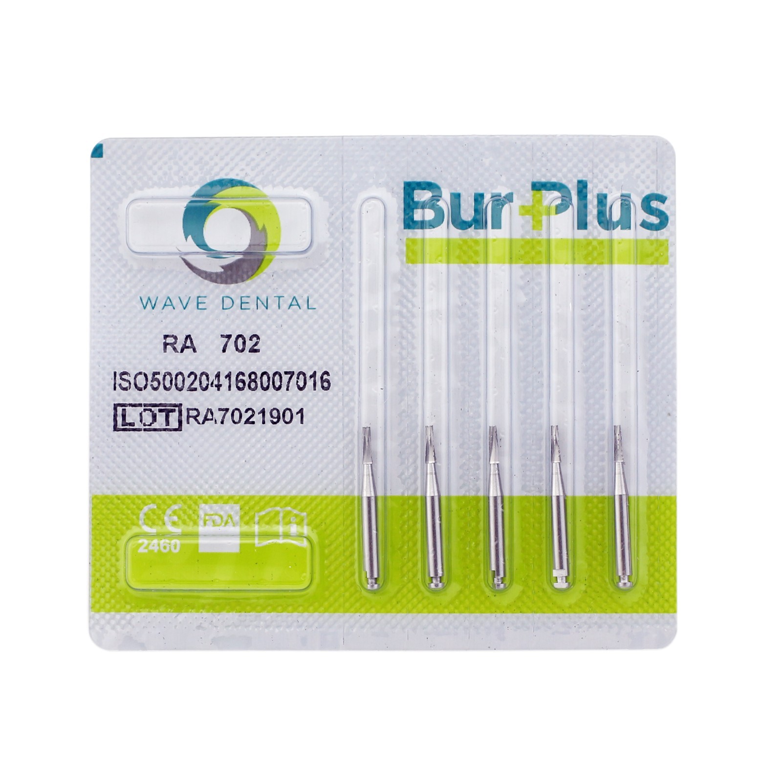 Wave Dental Carbide RA Latch Burs Taper Fissure Round Burr 6 8 701 Contra Angle