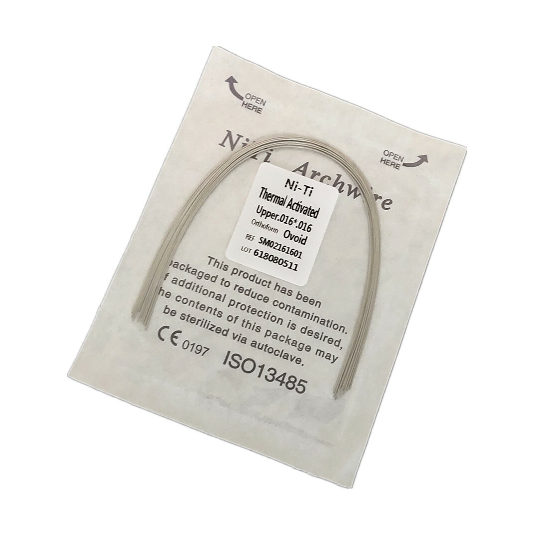 20Packs Dental Orthodontic Heat Thermal Activated Niti Rectangular Arch Wires