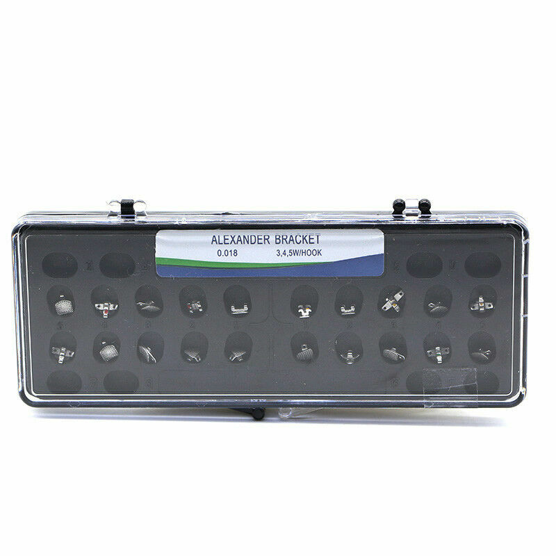 10×Dental Orthodontic Alexander Brackets With 345 Hooks 018&022 20pcs/pack