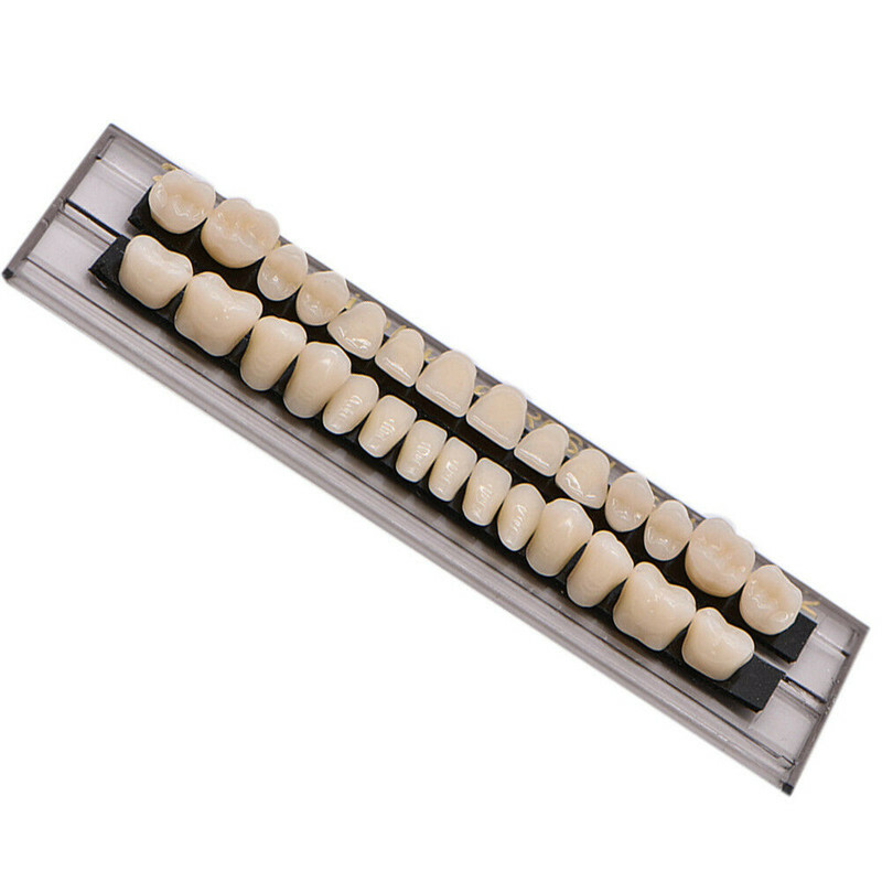280ps Acrylic Resin Denture 23# A2 Dental Full Set Teeth Upper Lower Shade OS29