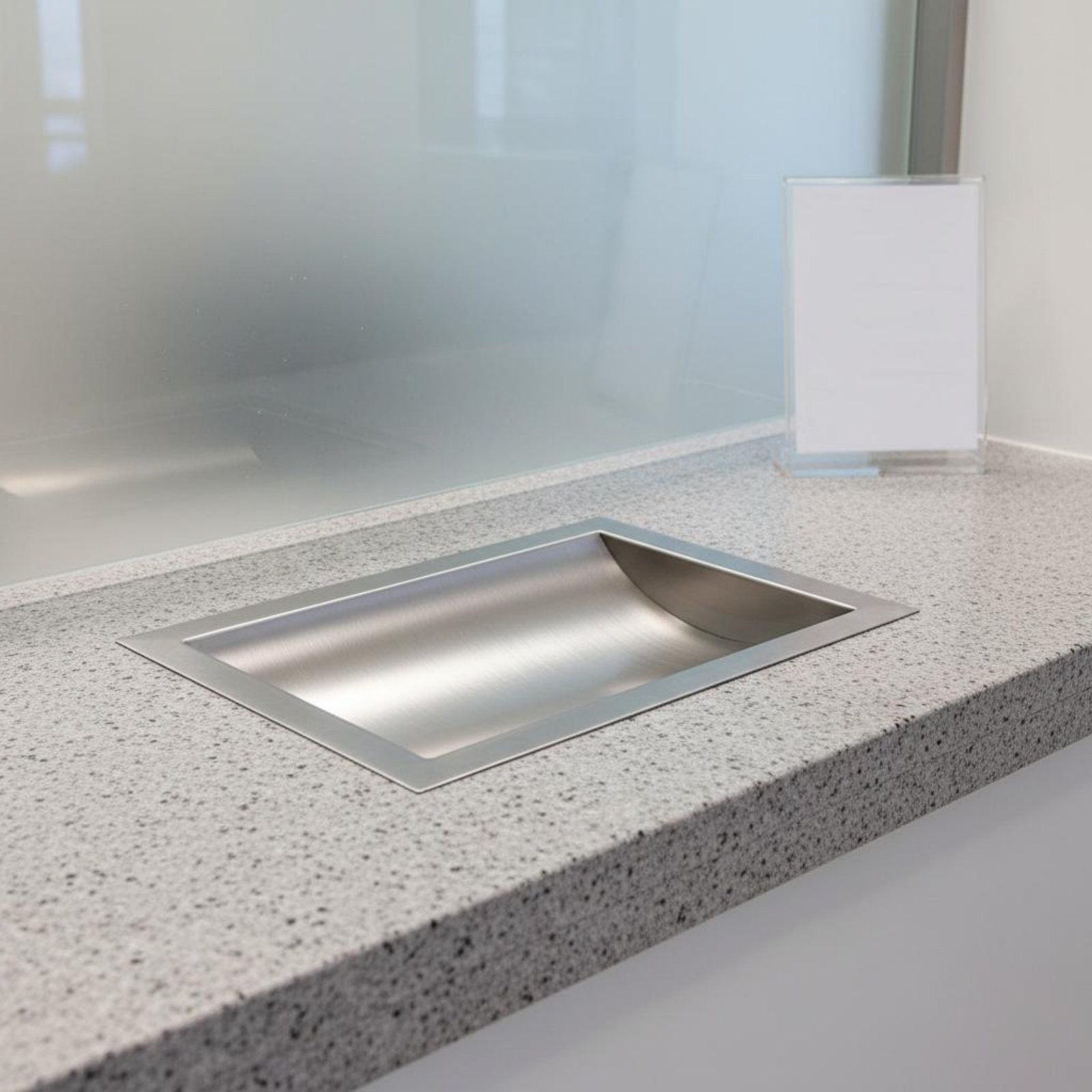 Stainless Steel Currency Tray Easy Installation Transaction Tray Tray Brushed