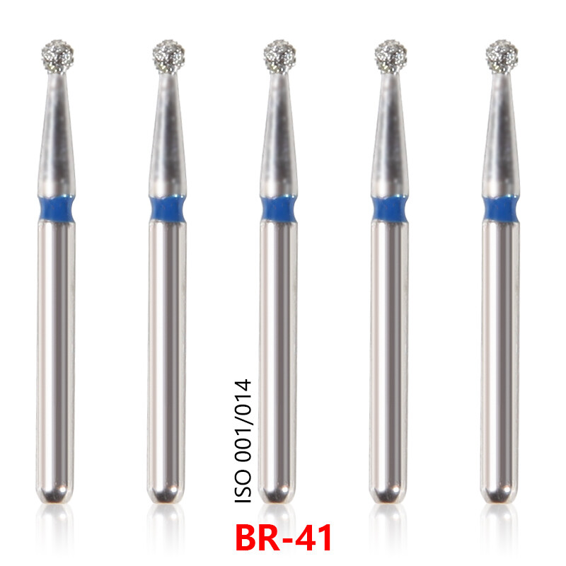 20Types 100Pcs Dental Diamond Burs Drills For High Speed Handpiece Medium FG BUR