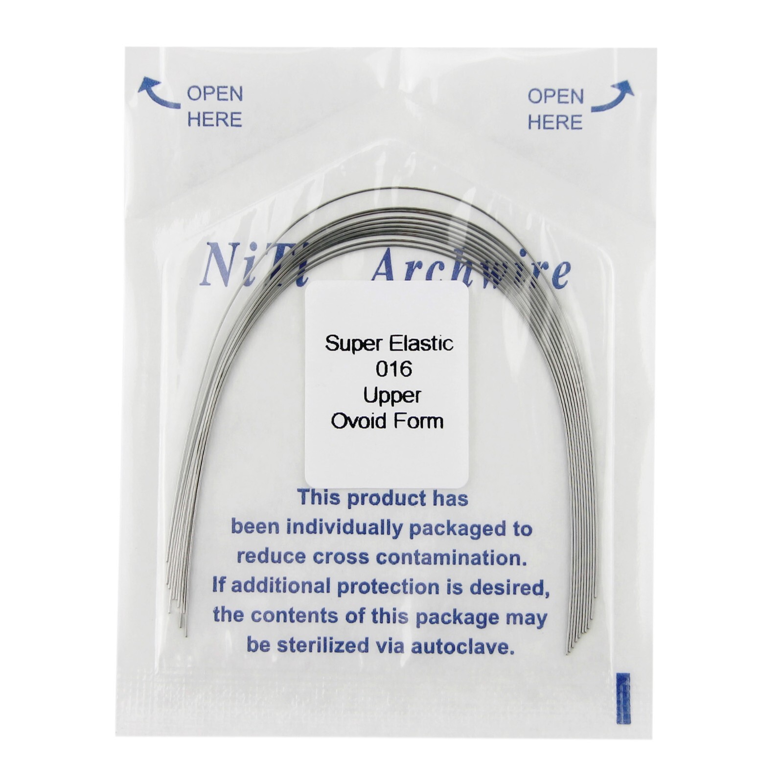 100PCS Dental Orthodontic Arch Wire Niti Super Elastic Round Rectangular Ovoid