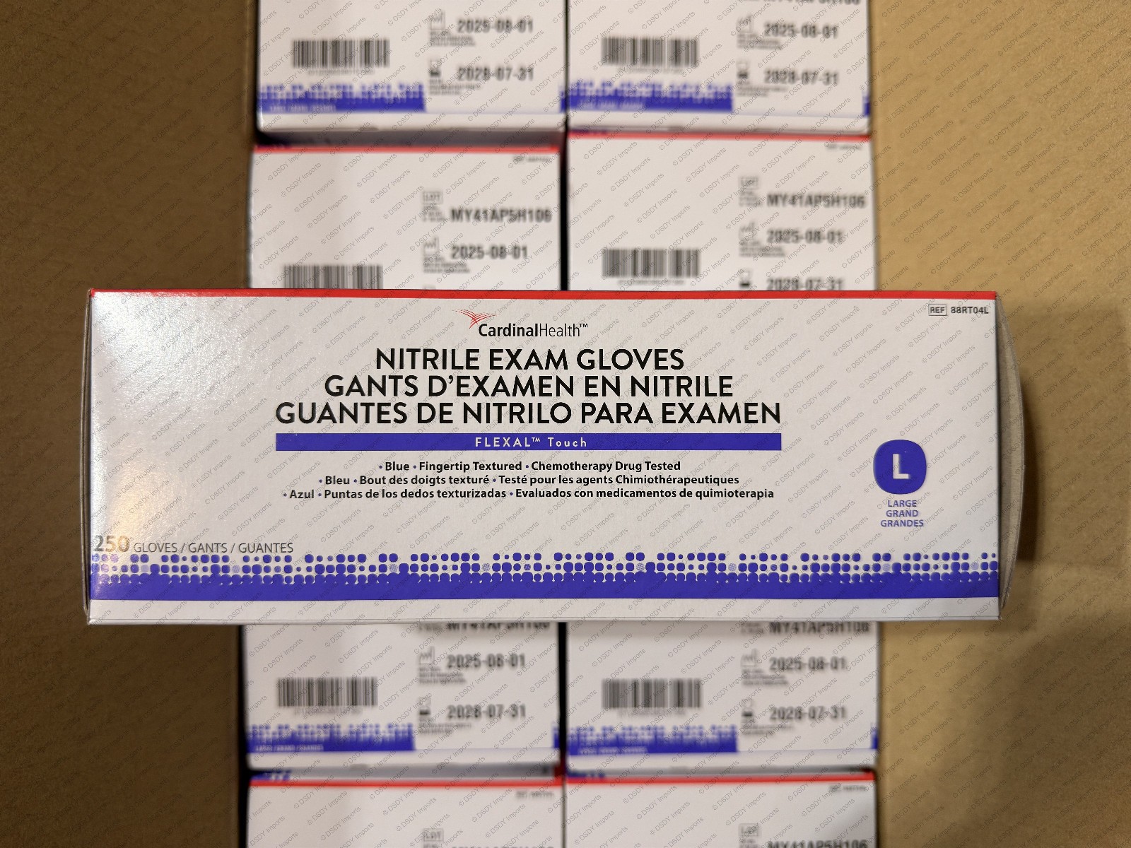 2500 LARGE HALYARD Nitrile STERLING SG Exam gloves (1xCASE) powder & latex free