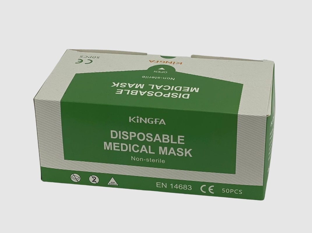 50x Pack Kingfa Medical Face Mask Nose Mouth and Nose Protection TYPE2R