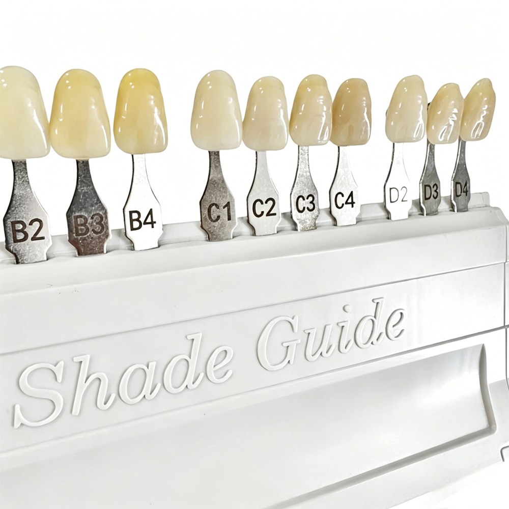 New 1 Set For VITA Classical Dental Shade Guide with Bleached Shades Clip