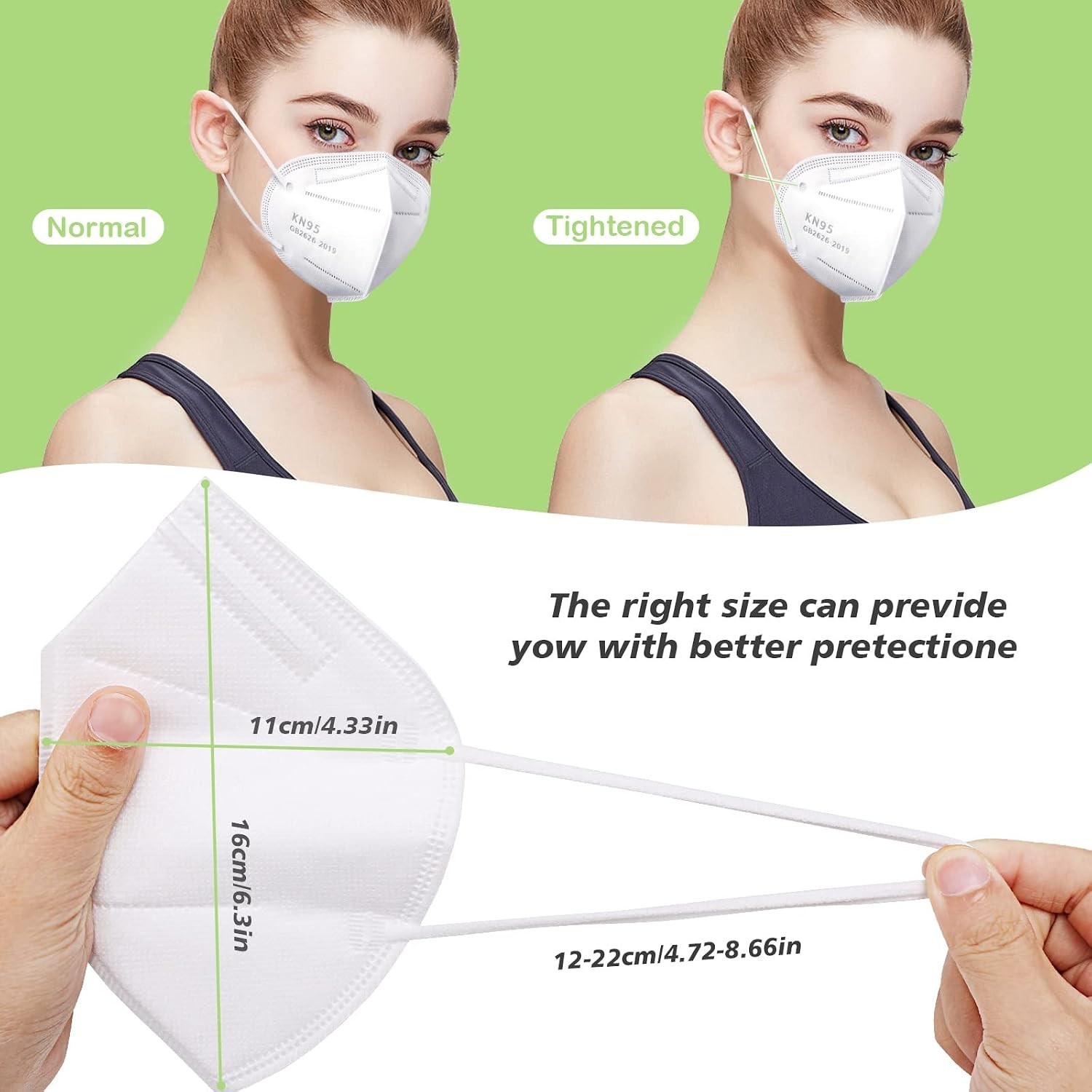 Comfortable & Breathable 50 Pcs White 5-Ply Face Masks – Perfect for Crowds