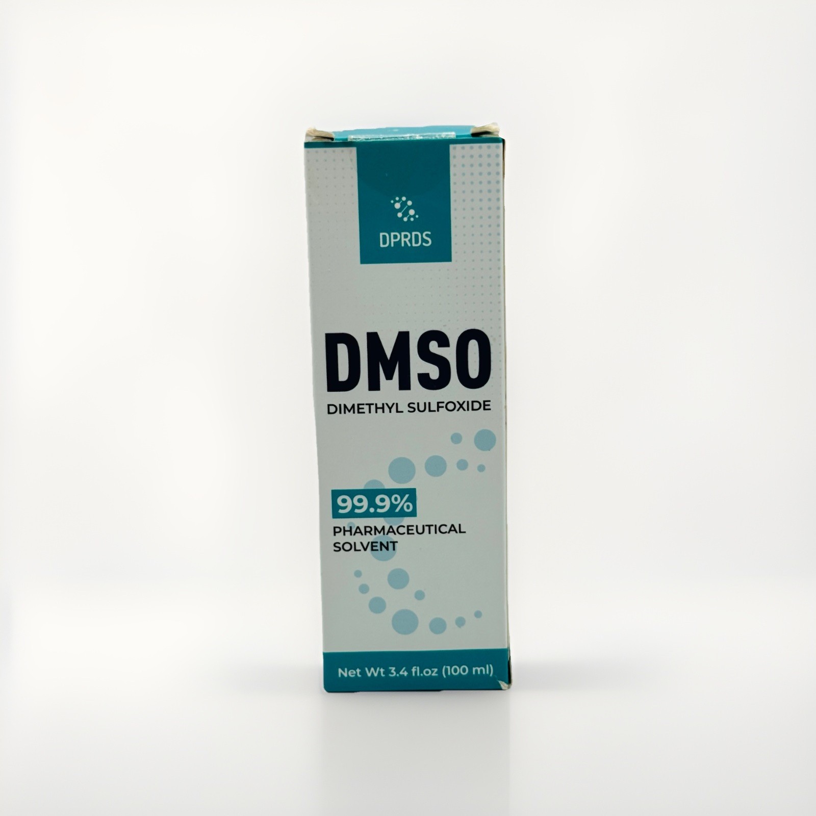 DPRDS DMSO Dimethyl Sulfoxide 99.9% 100ml 3.4 fl oz Ex 06/28 Box Damaged