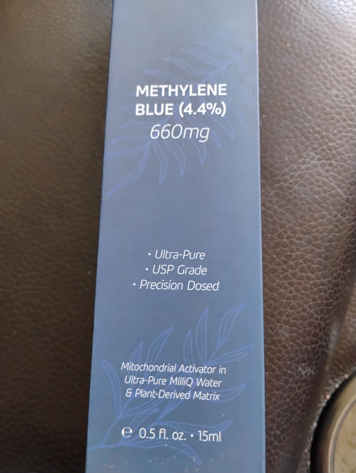 Methylane Blue4.4% Opterra Labs 15mL USP Grade Ultra Pure 660mg NIB Sealed