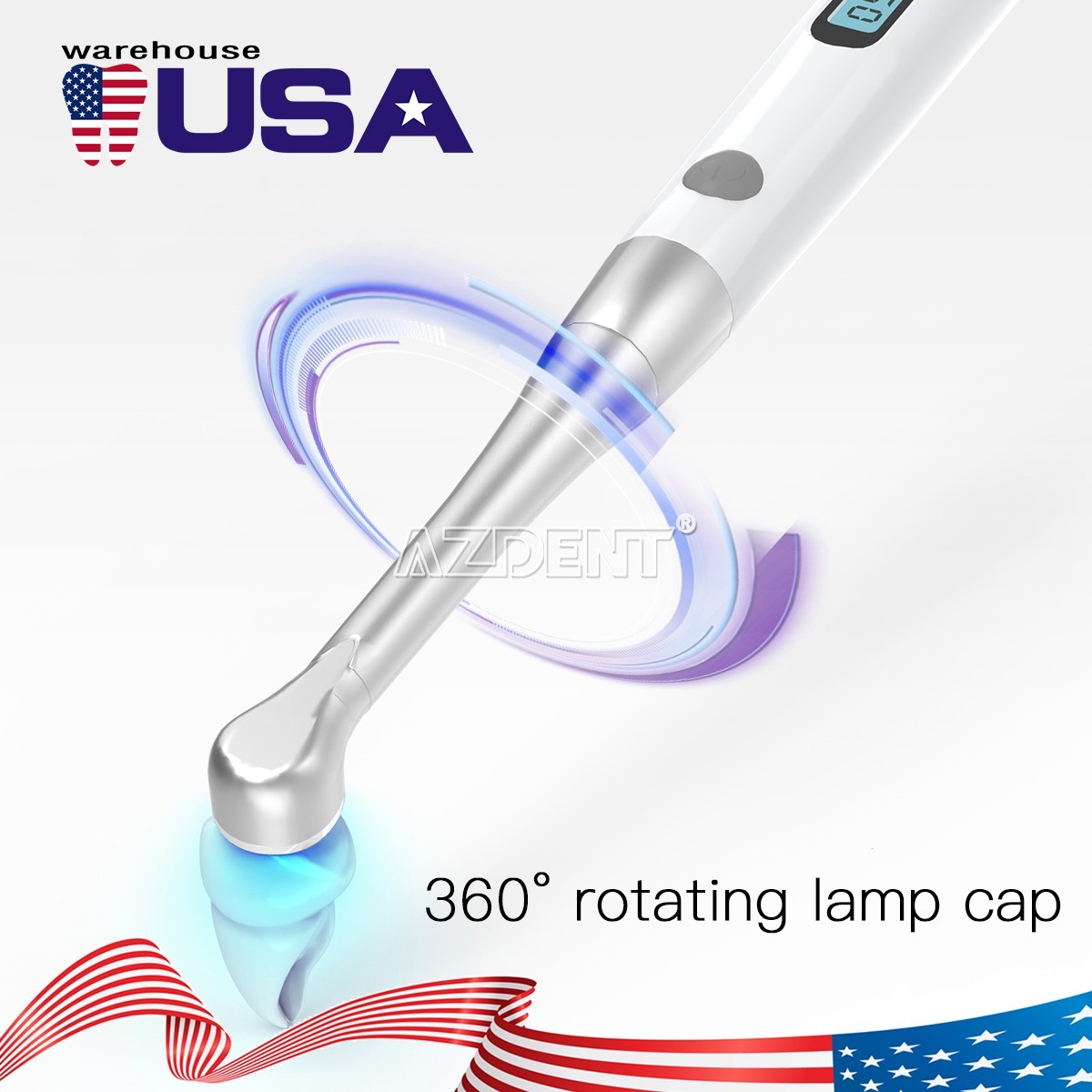 Dental Orthodontic Light Cure Resin Adhesive Kit /1 Sec LED Curing Light