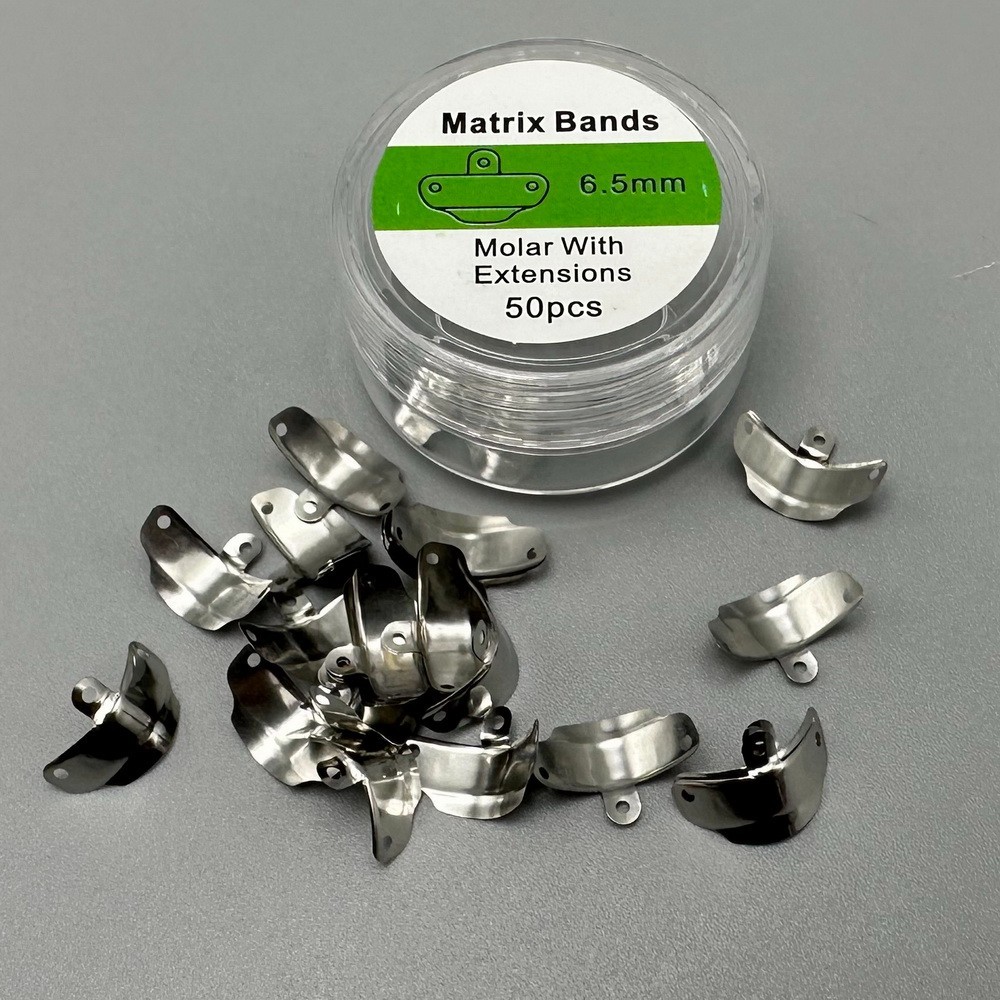 Dental Matrix Bands Ring Sectional Matrice M4 Matrix 50pcs Matrices Bands Plier